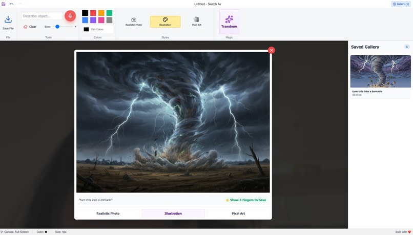 Sketch Air – screenshot 1