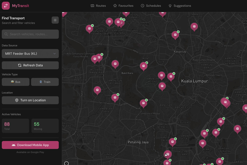 MyTransit – screenshot 1