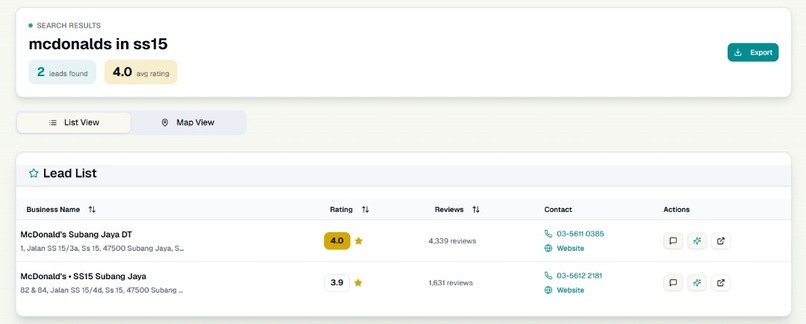LeadSightz – screenshot 1
