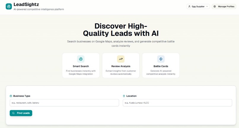 LeadSightz – screenshot 2