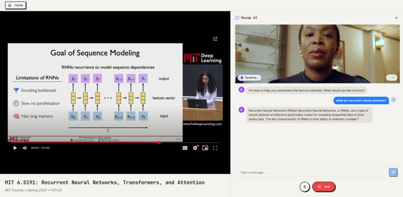 Recap – screenshot 1