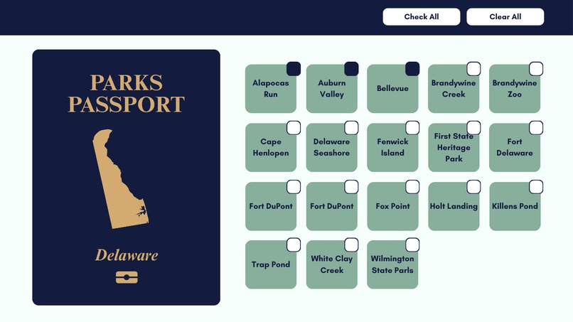 Delaware State Park Bingo – screenshot 1
