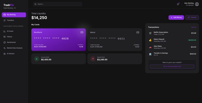 TradrFin – screenshot 1