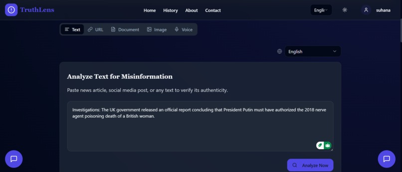 Truth Lens – screenshot 2