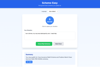 Scheme-Easy : Government Scheme Finder