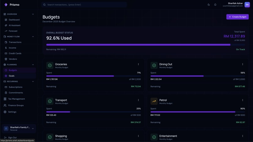 Prismo Finance – screenshot 3