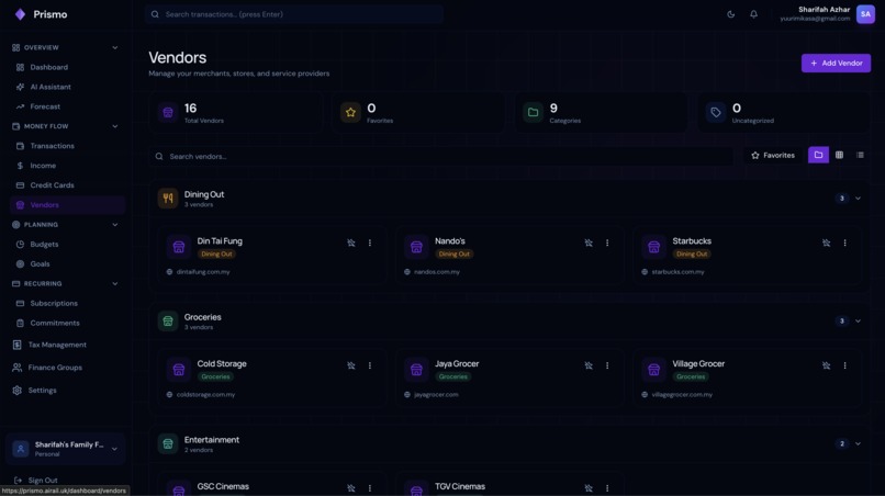 Prismo Finance – screenshot 5