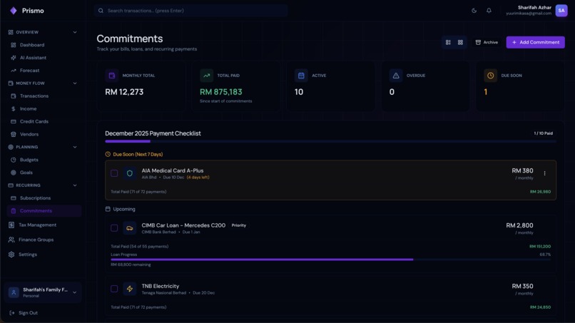 Prismo Finance – screenshot 6