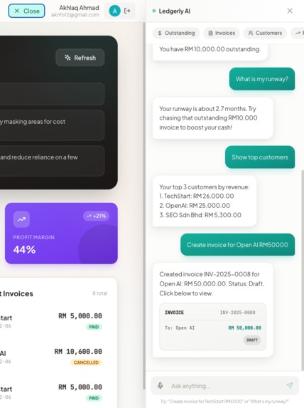 Ledgerly  – screenshot 2