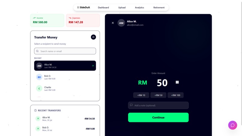 SideDuit – screenshot 3