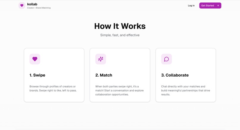 kollab project – screenshot 2