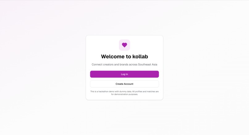 kollab project – screenshot 4