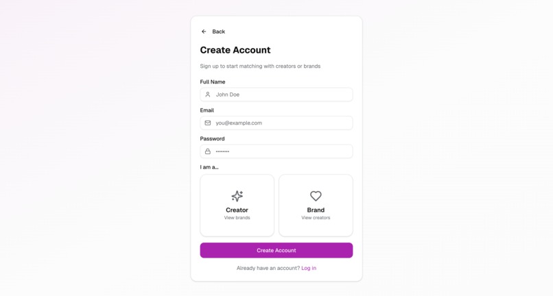 kollab project – screenshot 5