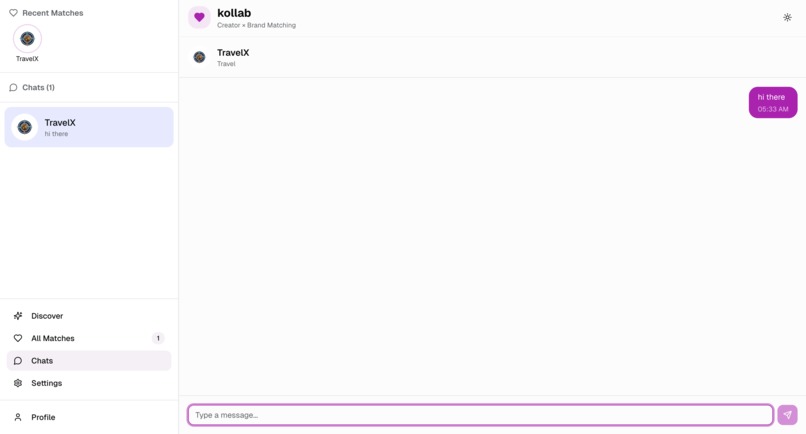 kollab project – screenshot 8