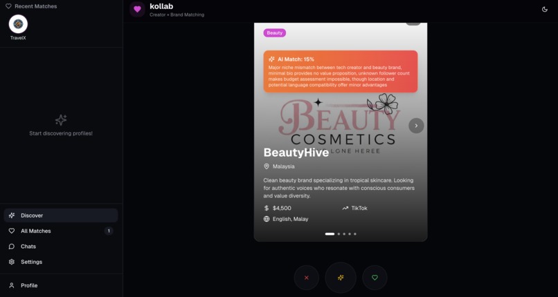 kollab project – screenshot 9