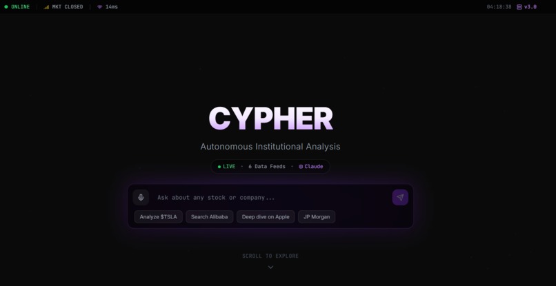 CYPHER – screenshot 1