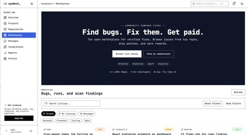 opsNest – screenshot 3