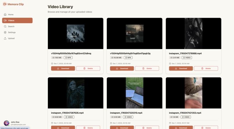 Memora Clip – screenshot 3