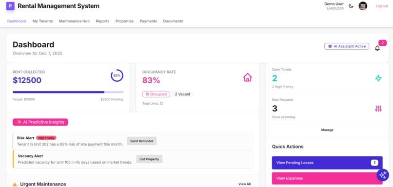 RMS – screenshot 1