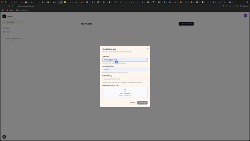 Exodia - Excel to Web App – screenshot 2