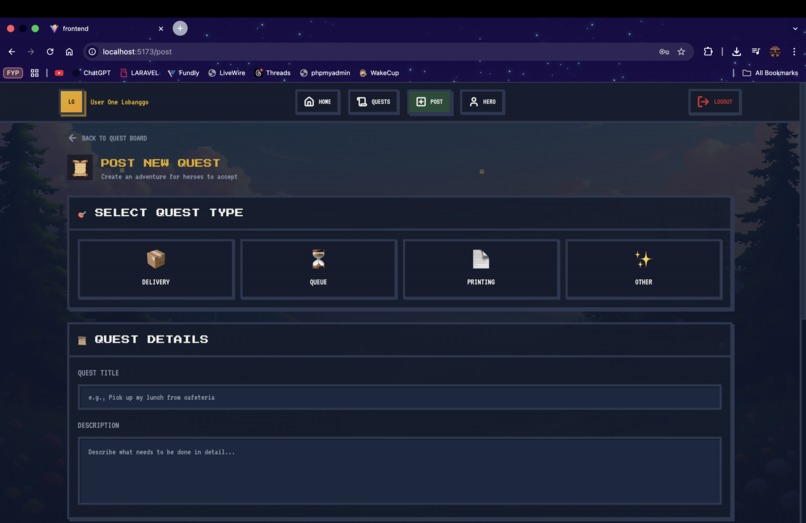 LobangGo - Connecting Campus Gaps with Student Hustle – screenshot 3