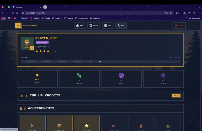 LobangGo - Connecting Campus Gaps with Student Hustle – screenshot 4