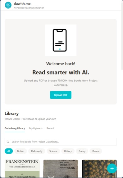 duwith.me – screenshot 1