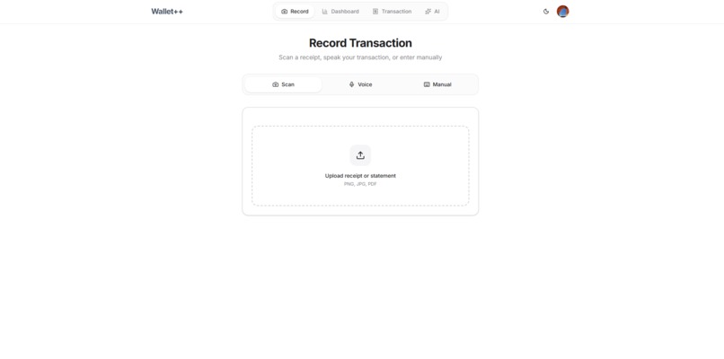 Wallet++ – screenshot 1
