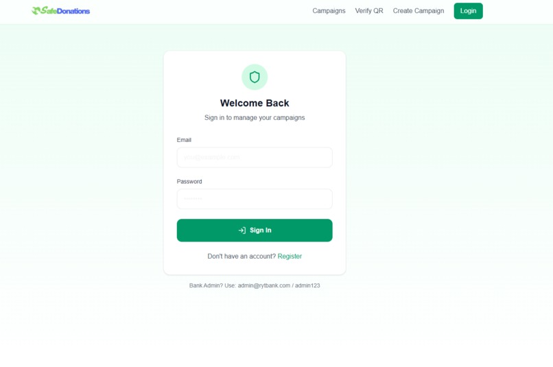 SafeDonations – screenshot 3
