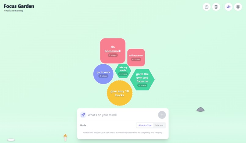 FocusGarden – screenshot 1