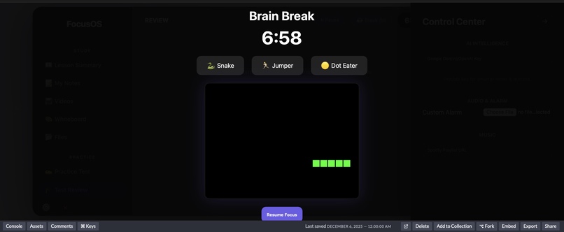 FocusOS – screenshot 3