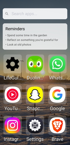 LifeGuide Launcher – screenshot 1