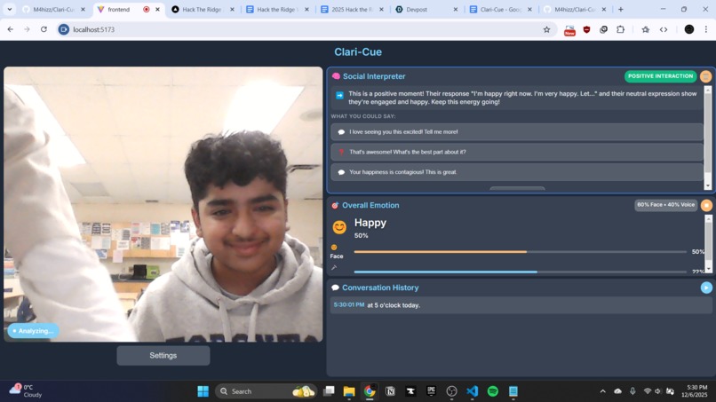 Clari-Cue – screenshot 1