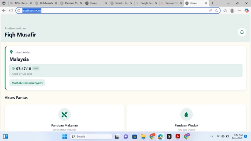 Fiqh Musafir – screenshot 1