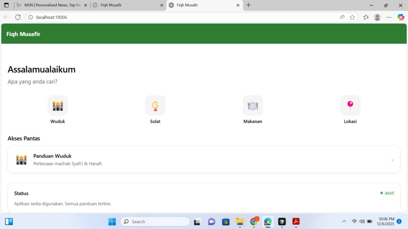 Fiqh Musafir – screenshot 2