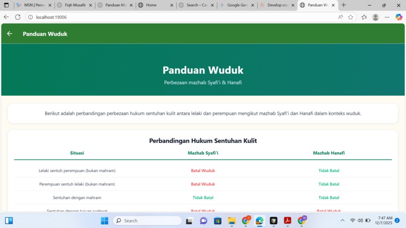 Fiqh Musafir – screenshot 4