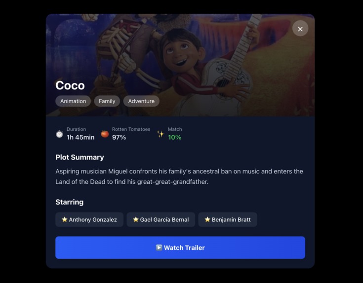 CineMatch – screenshot 1