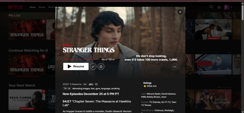 Chill about Netflix – screenshot 3