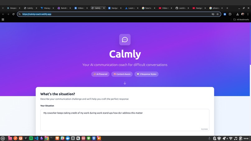 Calmly-Coach – screenshot 1