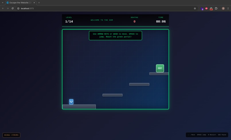 Escape the Website – screenshot 2