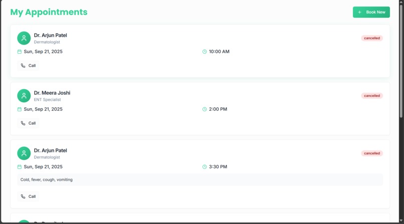 AI HealthMate Chatbot – screenshot 2