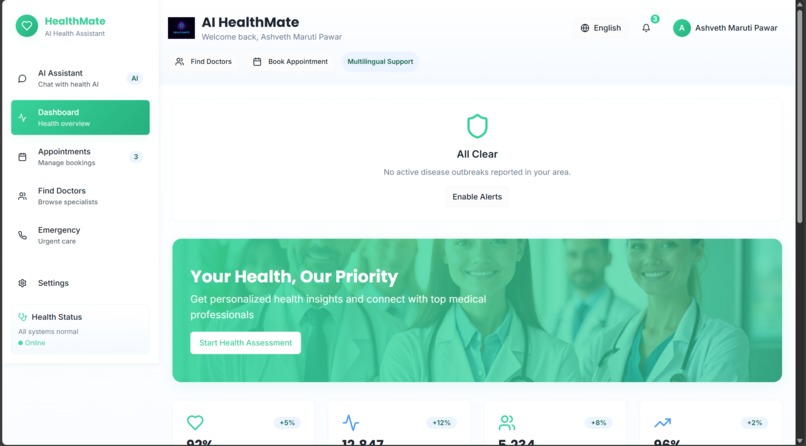 AI HealthMate Chatbot – screenshot 6