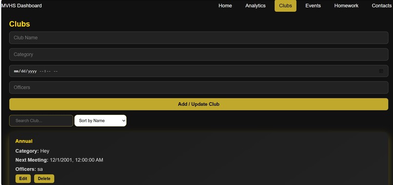 MVHS ClubConnect – screenshot 7