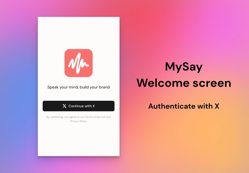 MySay – screenshot 1