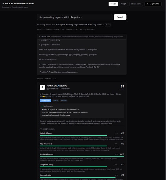  GrokRuit: xAI Recruiter – screenshot 2