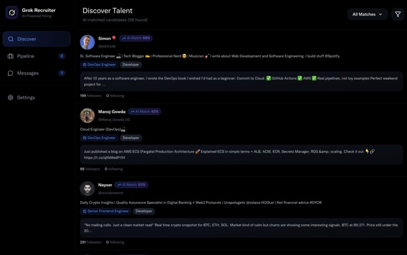 talentscoutx – screenshot 1