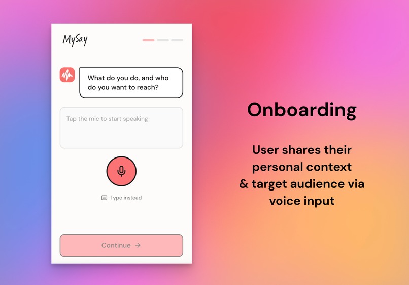 MySay – screenshot 2