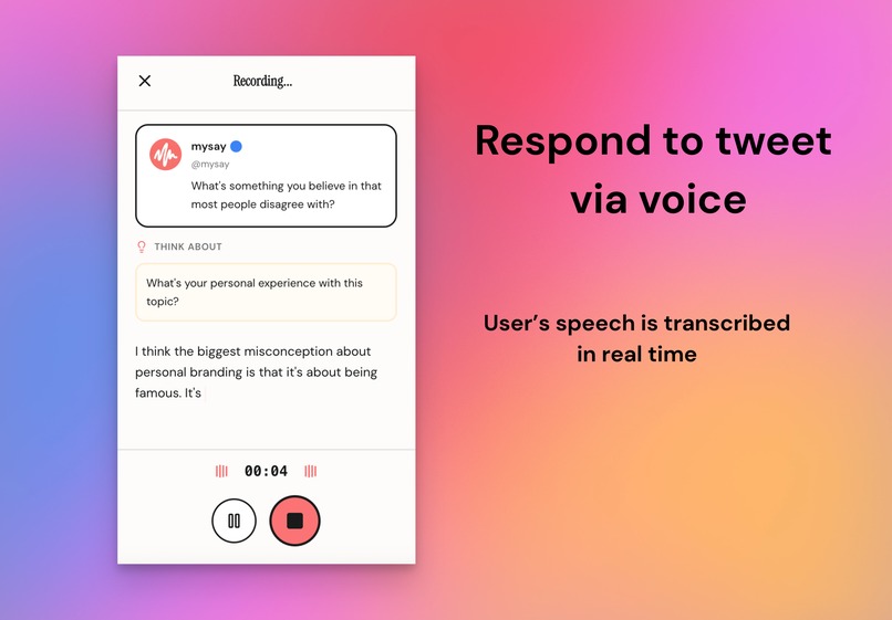 MySay – screenshot 4