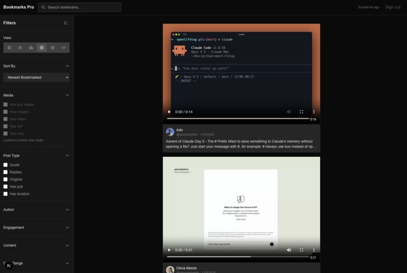 Bookmarks Pro – screenshot 4
