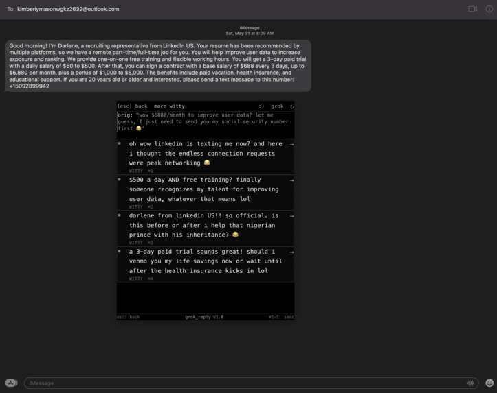 Grok Reply – screenshot 2